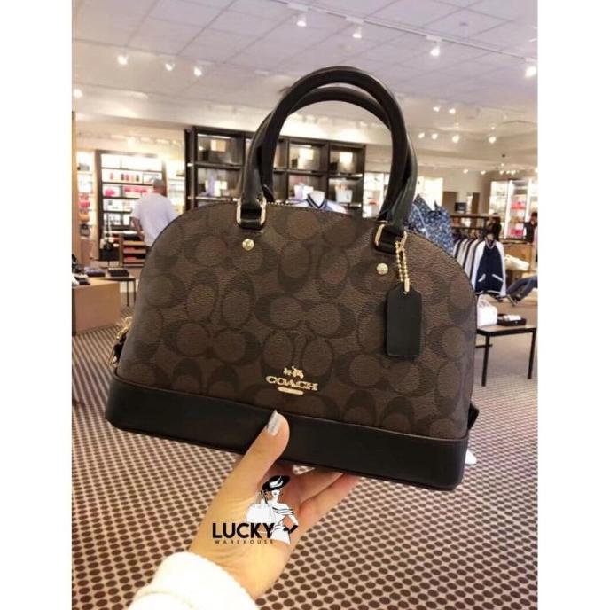 Coach Signature Mini Sierra Mahogany - Original 100%