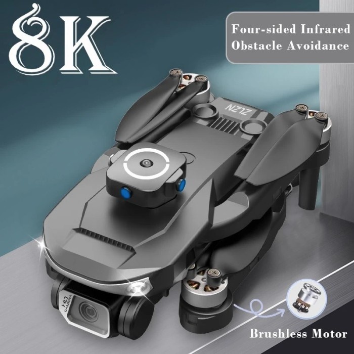 ZLL SG101 PRO FPV DUAL KAMERA 4K DRONE BRUSHLESS MURAH ANTI NABRAK XT9 ORIGINAL