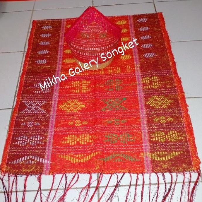 Ulos Sadum Anak +Topi Ulos Sadum