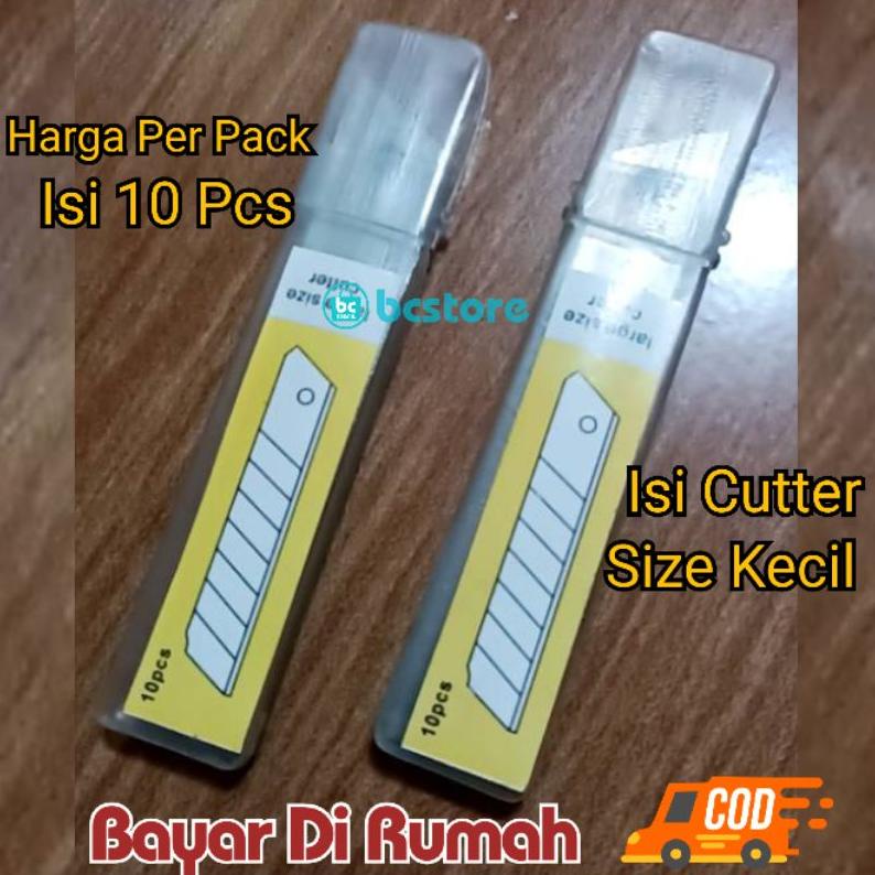 

(COD) ISI CUTTER KECIL HARGA PER PACK ISI 10 MATA CUTTER