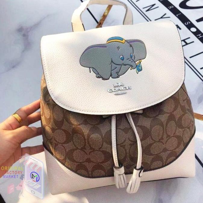 TAS COACH 91121 DISNEY Elle Backpack In Signature Canvas With Dumbo