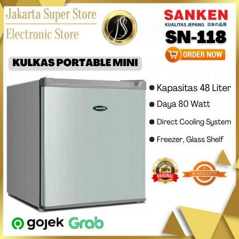 Kulkas Mini Portable Sanken Sn-118Keg Lilyagnesiashop