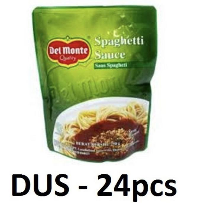 

Delmonte Spaghetti Sauce 250gr 1 Dus isi 24 pcs Saus Spageti Del Monte