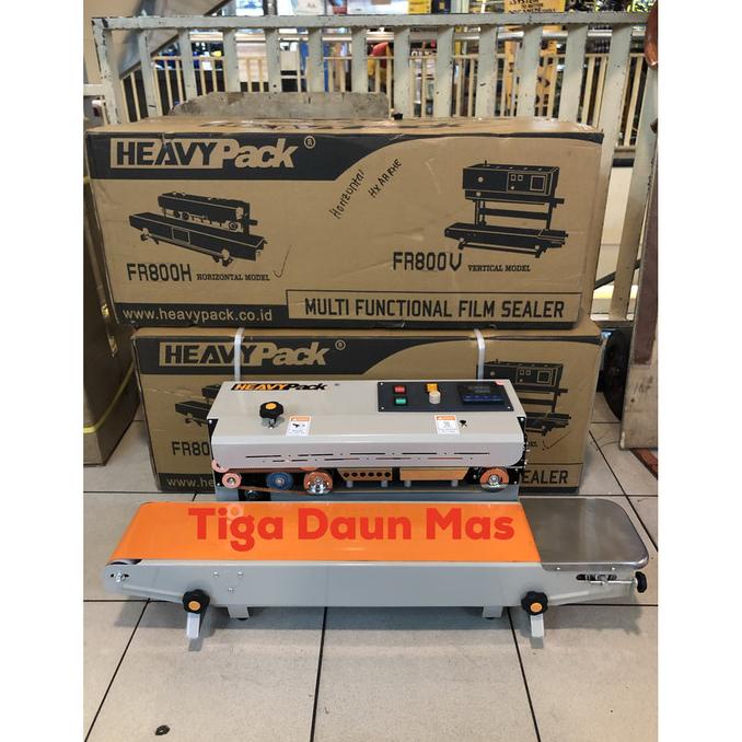 Continous band sealer mesin segel plastik FR-800P (Paint) Heavypack