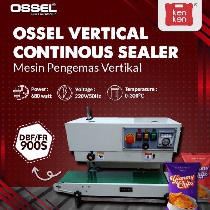 Mesin Sealer Vertical Continous Sealer Dbf/Fr 900 S Ossel Alat Press