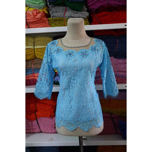 kebaya Payet BBS by ACS Biru Langit