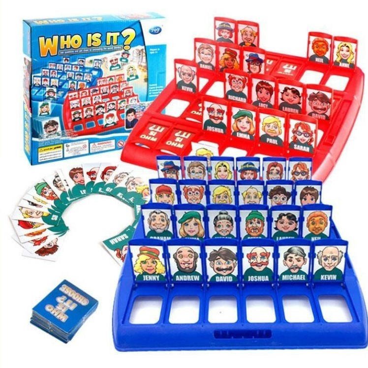 ✮0MB Mainan Anak Tebak Gambar Board Game Who is it / Permainan Tebak orang ✩ ➚