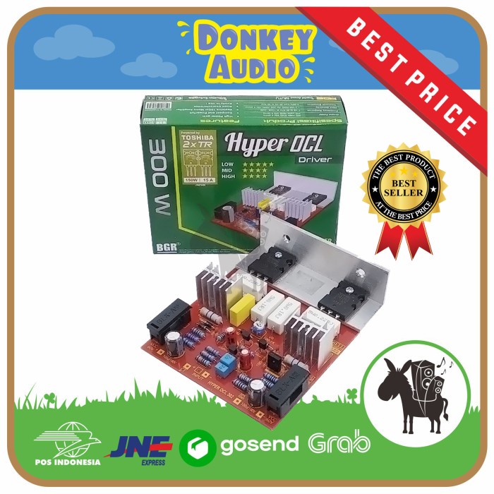 KIT HYPER OCL 300W POWER AMPLIFIER MONO BELL BGR