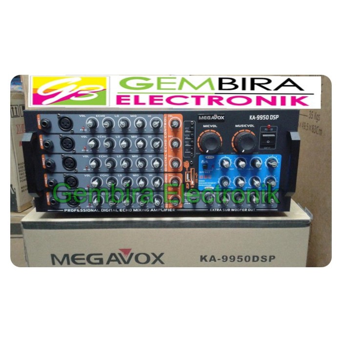 AMPLI KARAOKE MEGAVOX KA 9950 AMPLIFIER KA9950