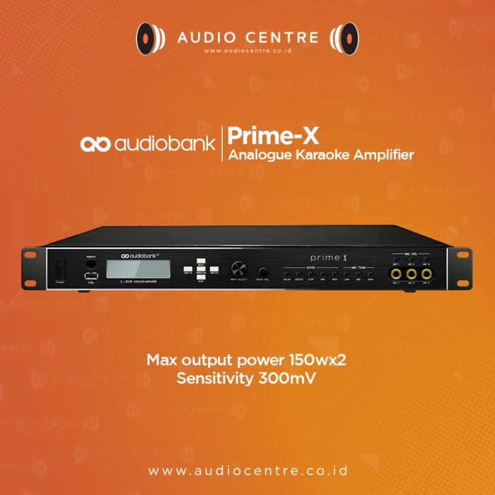 AUDIOBANK PRIME X KARAOKE AMPLIFIER AUDIOBANK