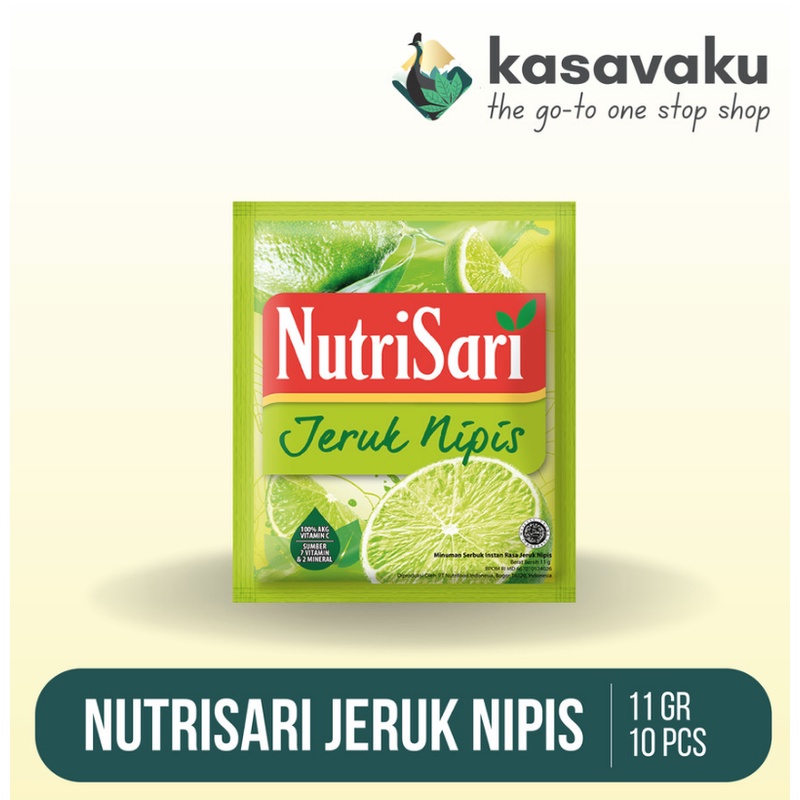 

NutriSari Aneka Rasa 11gr x 10Pcs (1 Renceng) Nutri Sari - Jeruk Nipis