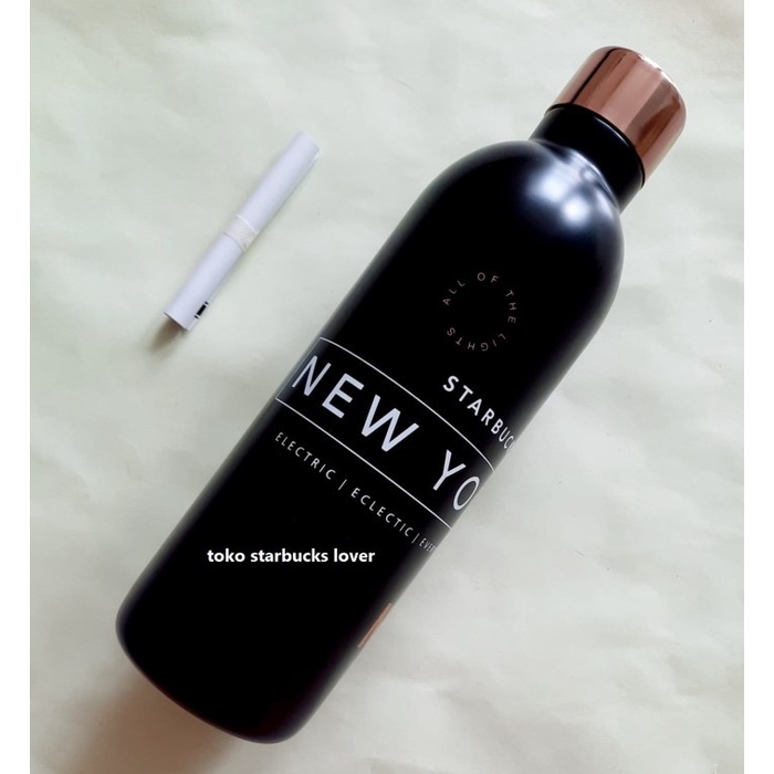 Starbucks Tumbler Water Bottle Reserve Roastery New York Black