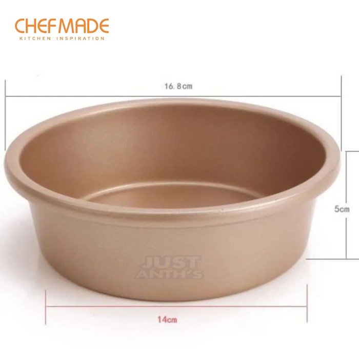 Chefmade Wk9031 - 6" Round Cake Pan Loyang Bulat