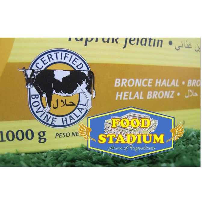 

Gelatin Sheet HALAL by Gelita, 50 gr / 15 lembar