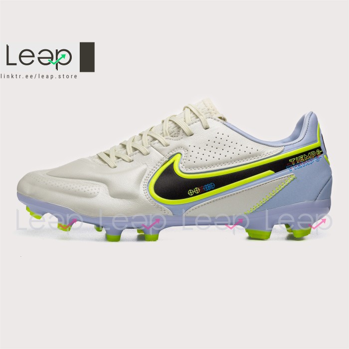 Sepatu Bola Nike Tiempo Legend 9 Elite Fg White Sky Blue