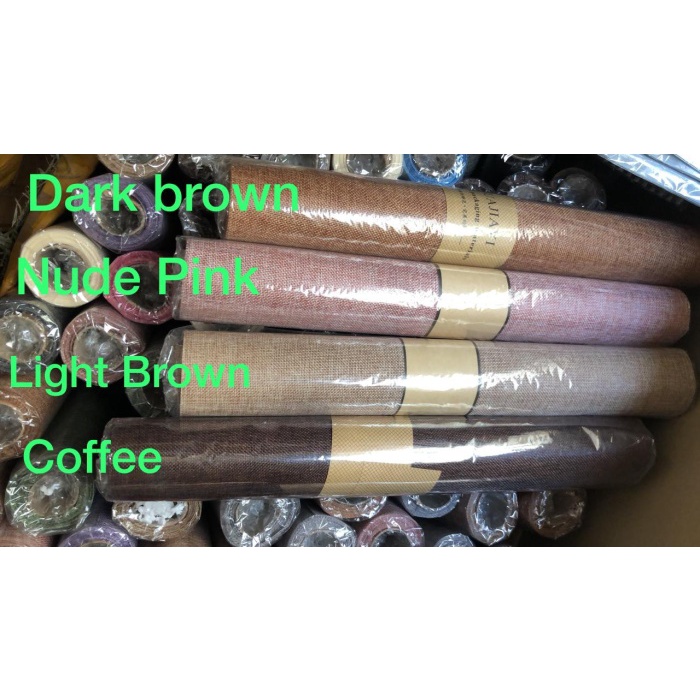 

Color Jute Roll /Wrapping R/Kertas Kado/Kertas Bunga Buket