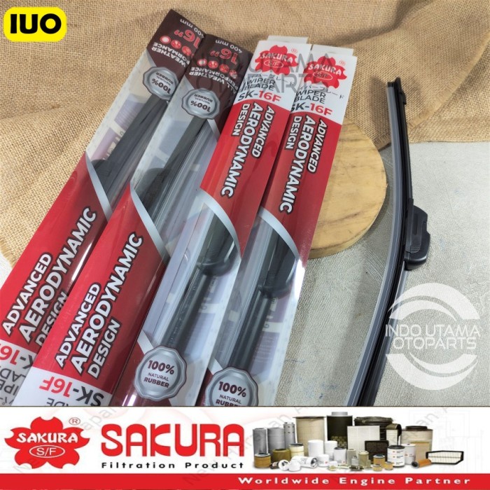 Wiper Frameless Kijang Super Karet Kaca Mobil SAKURA star