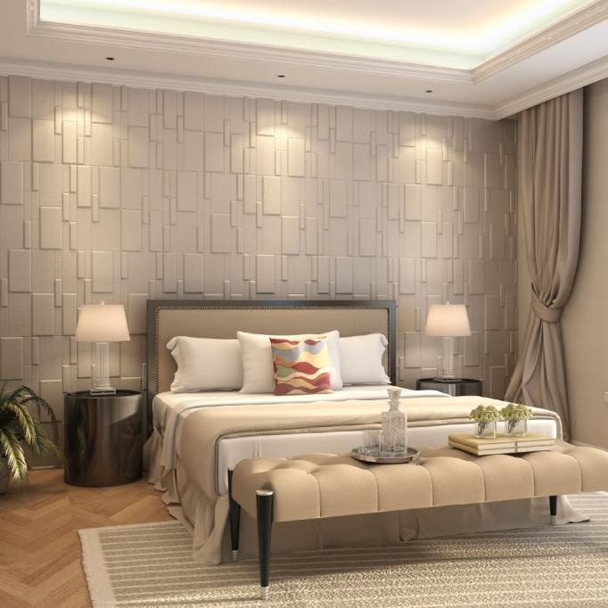 TANGRAM LEATHER Panel Dinding Kedap Suara TOMMY HS-010 60x60CM