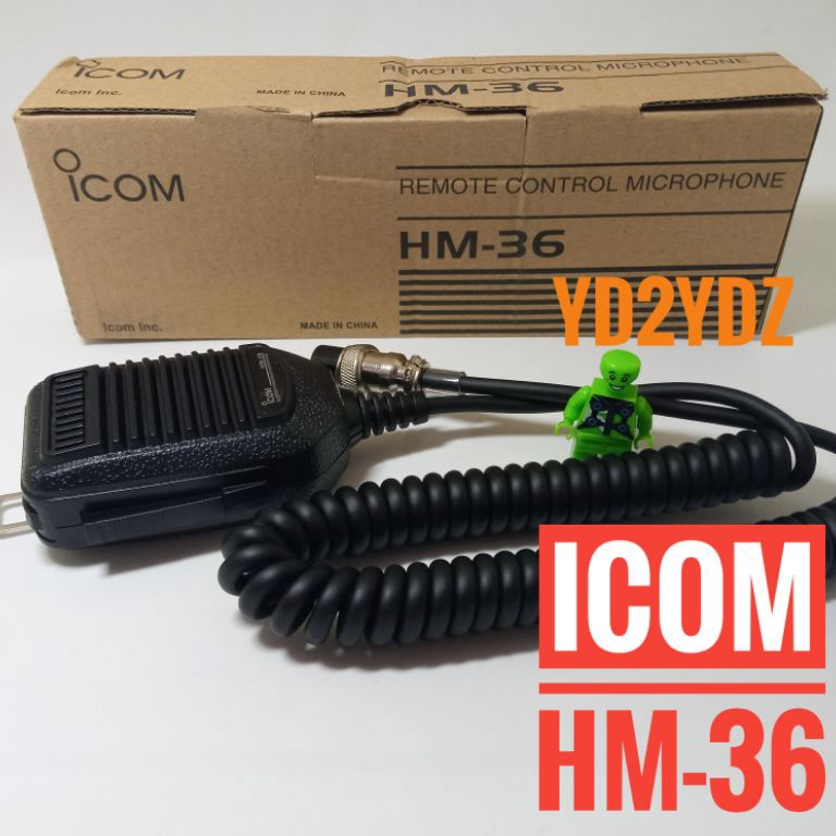 Ready.. hm36 handmic microphone mic icom hm-36 ic-718 ic-229 ic718 ic228h ic229 707 extramic bulat 8