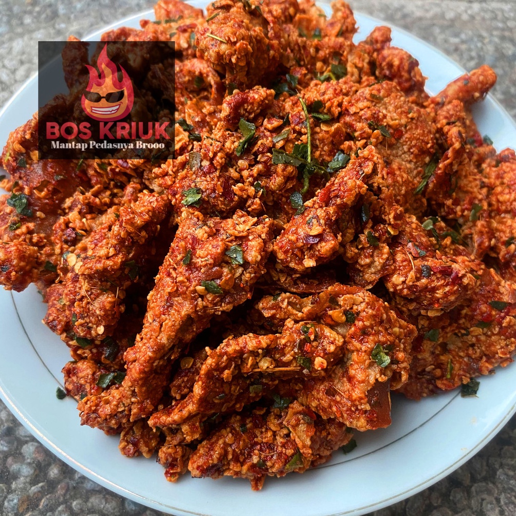 

Super Promo.. Kripik Kulit ayam Crispy 500 Gram / 1/2 KG kulit ayam krispi / krispy Aroma Daun Jeruk ZSF