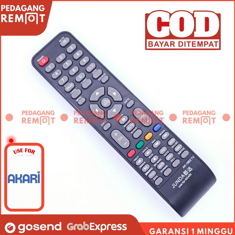 Pasti Murah Remot Remote TV Akari LCD LED Smart Connect RC-9920AS AT-5432S AT-5442S AT-5450S AT-5455