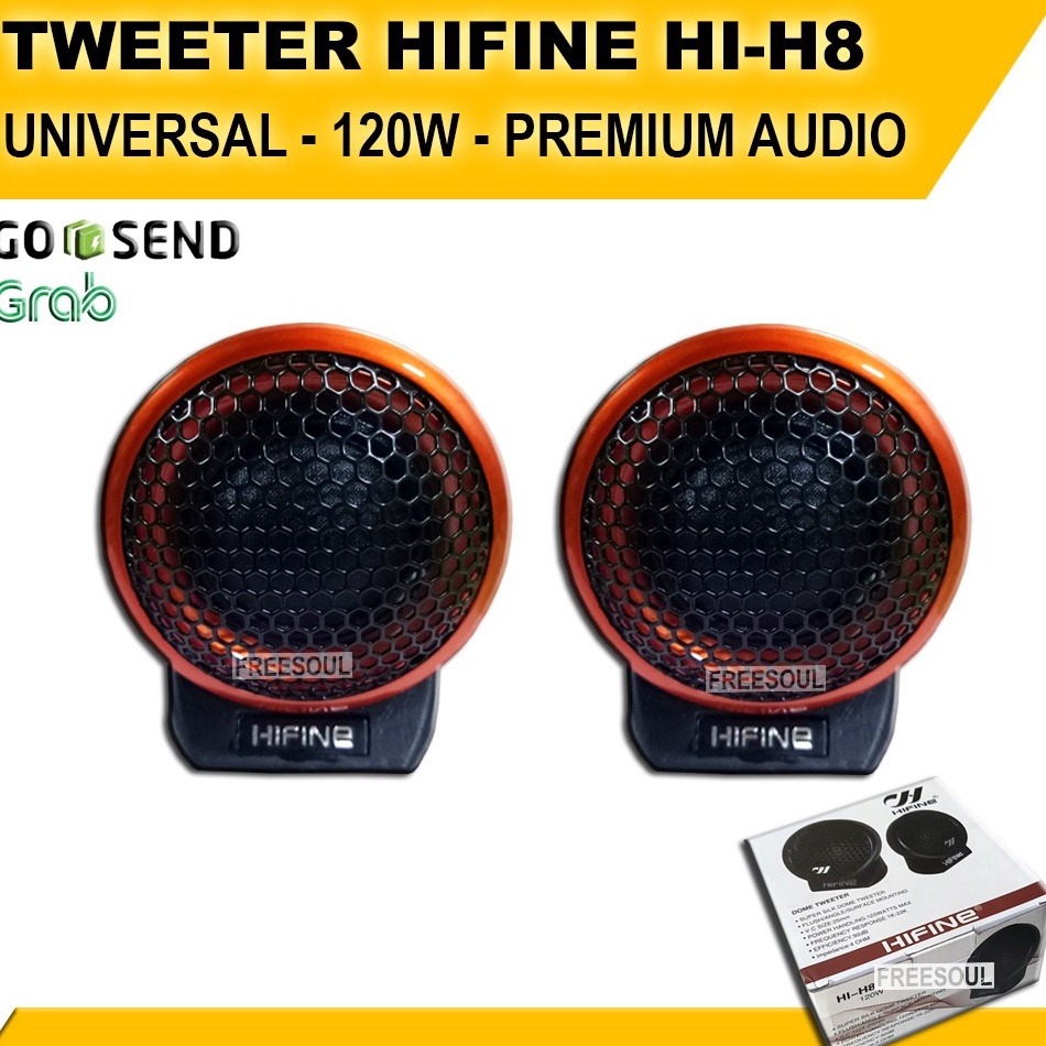 ★HLz Tweeter Mobil HIFINE H1-H8 - Speaker Audio Mobil - Premium Quality ✢ ★★★★