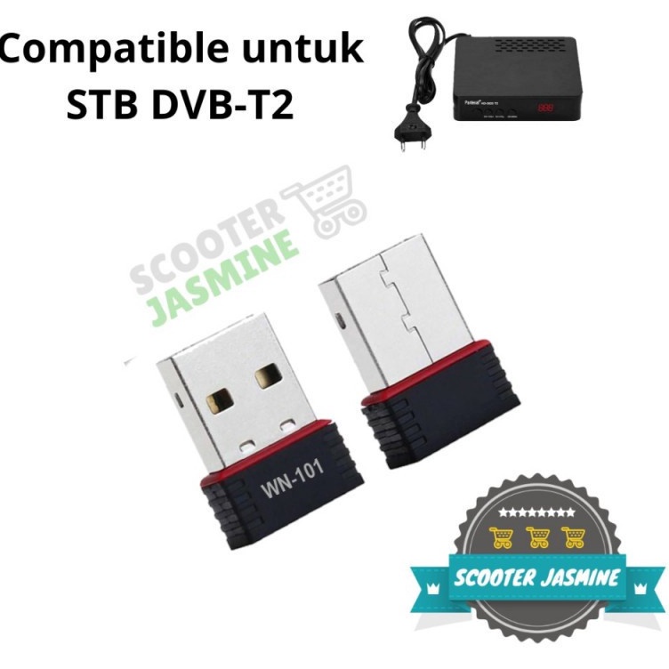 ➜MSm Mini USB Wifi Dongle Untuk Receiver STB DVB-T2 ⁑ ★★★★