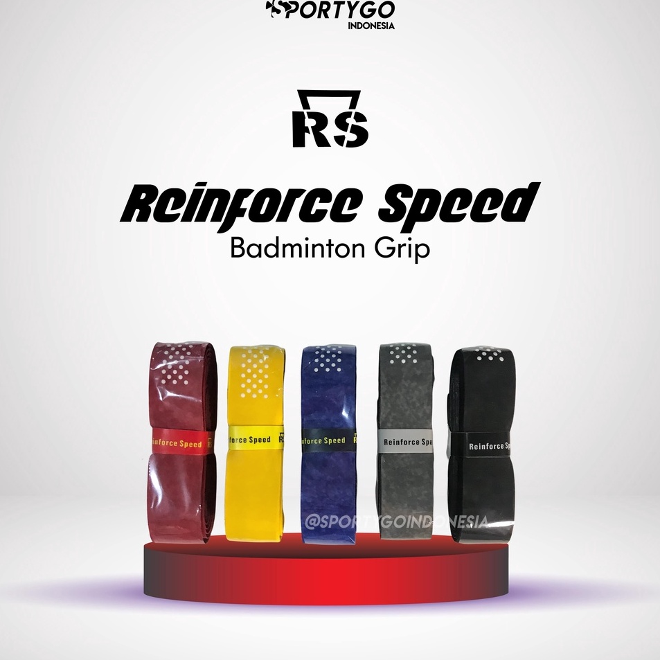 ➵ GRIP raket RS Lipat Motif dan Bintik Original ✿ ★★★★