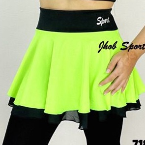 ↔CEh LAGA Luaran Rok Bahan Tile Jaring/Rok Tanpa Dalaman Celana/Rok Tennis/Sport Mini Skirt/Rok Olah