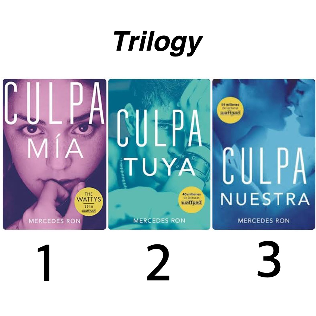 UK1 (INDONESIA) NOVEL MY FAULT CULPA MIA CULPAMIA CULPA TUYA CULPA NUESTRA MARCEDES RON CTO