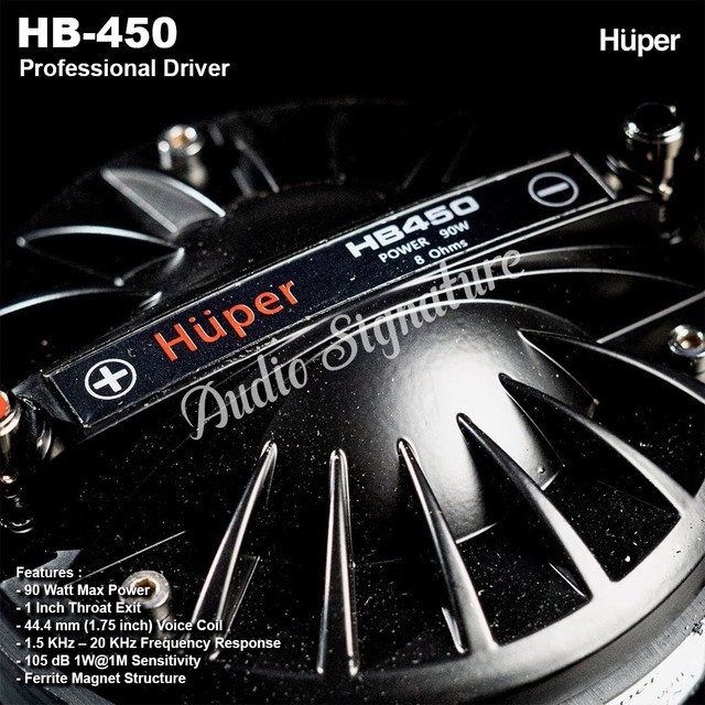 Driver Tweeter HUPER HB450 / HB 450 Model Baut ORIGINAL