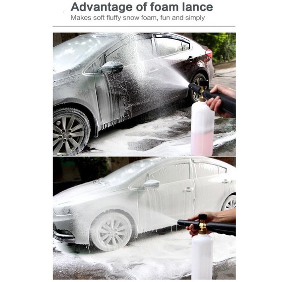 Tabung Spray Gun Tempat Alat Semprot Foam Cuci Mobil Motor Nozzle