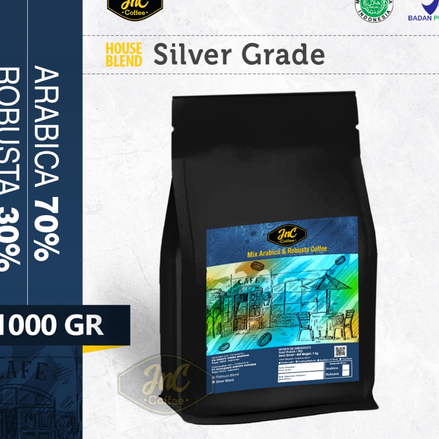 

Star JnC Silver House Blend 1 KG 70% Arabica 30% Robusta For Kopi Susu Espresso !!