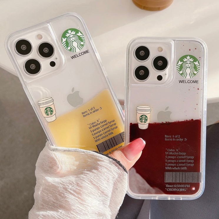 ➱ Casing Motif Starbucks Coffe Soft Case IPHONE SE 2 7 7+ 8 8+ PLUS X XS MAX XR 11 12 13 14 PRO MAX 