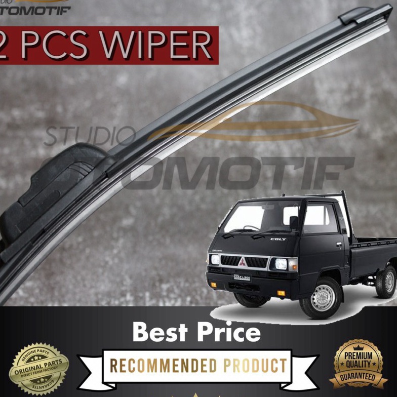 Terkini WIPER L300 COLT FRAMELESS / WIPER MOBIL L300 PISANG 2PCS