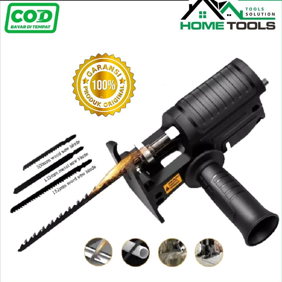 PALING DICARI. Adapter reciprocating jigsaw adapter bor ke gergaji tambahan jig saw mesin bor tangan