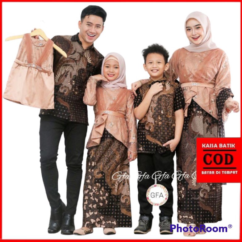 [CODEBARANG514RYH] Couple kebaya keluarga Baju batik couple kebaya modern brukat dan rok tunangan Ba