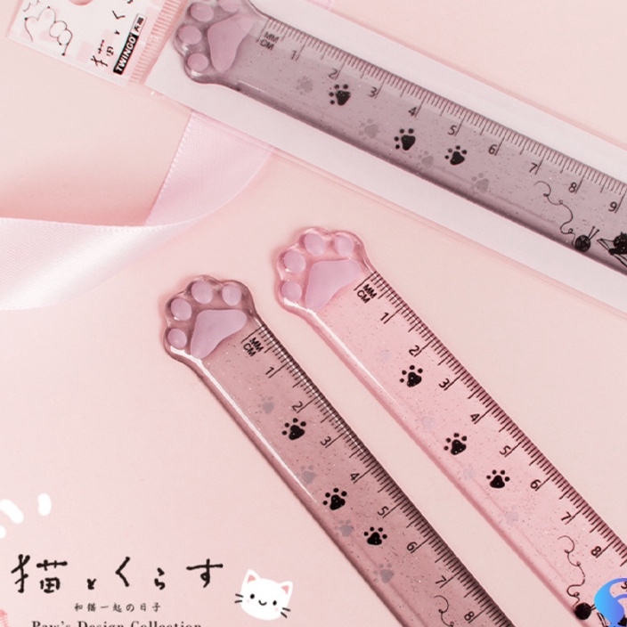 

彡 CM 1565 Cute Ruler Penggaris Lucu Kaki Kucing - 15cm - Twingo C002 ✔️ 私
