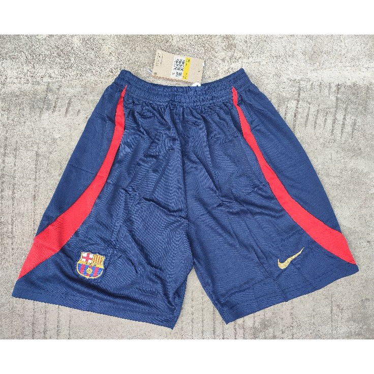 ★★ GROSIR New SHORT Celana bola Barca Barcelona Training Prematch CAMISETA 2022/2023 navy 22/23 grad
