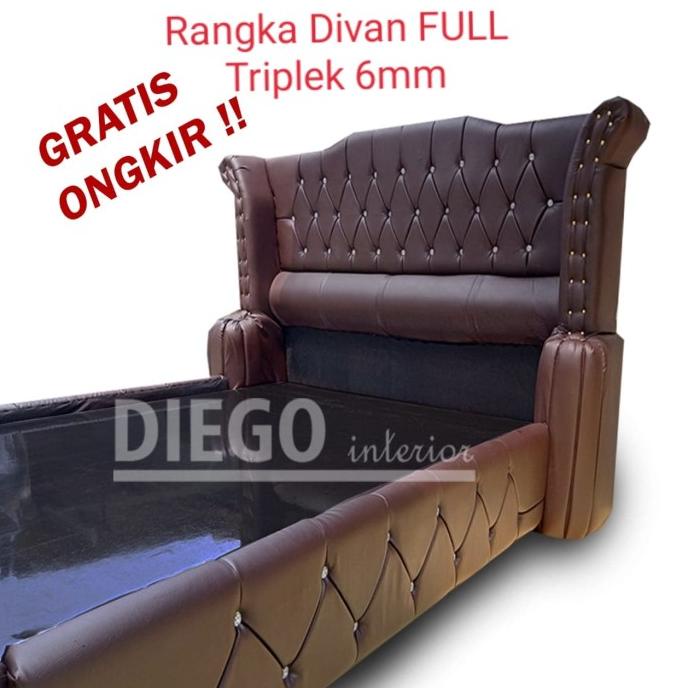 Promo Divan Dipan Kolam Sandaran Jaguar Tempat Tidur Untuk Kasur 160 X 200 Bestq
