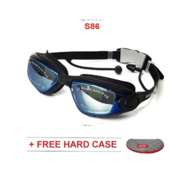 KACAMATA RENANG SPEEDO ANTIFOG DAN UV 866 - S866 KACA MIRROR KILAP
