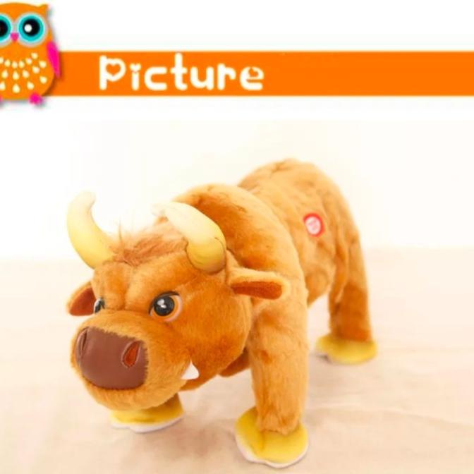 Mainan Anak Boneka Sapi/Banteng MATADOR Joget/Berjalan dengan Music