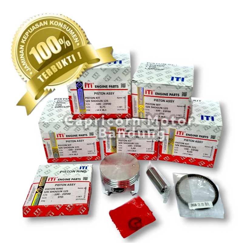 Piston Kit SHOGUN 125 ITI oversize STD 25 50 75 100