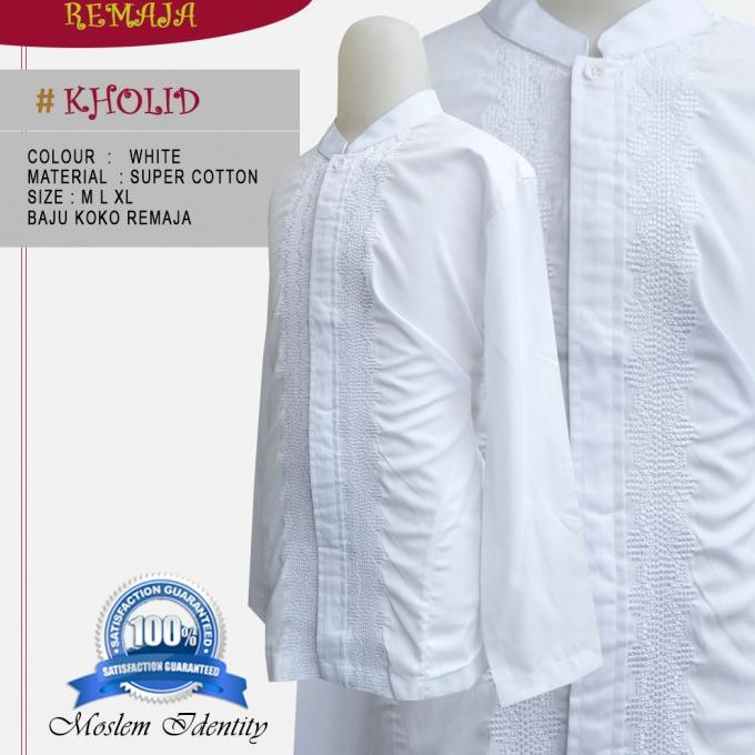 Baju Koko Anak Remaja , Baju Koko Anak Tanggung Sd, Smp Lengan Panjang