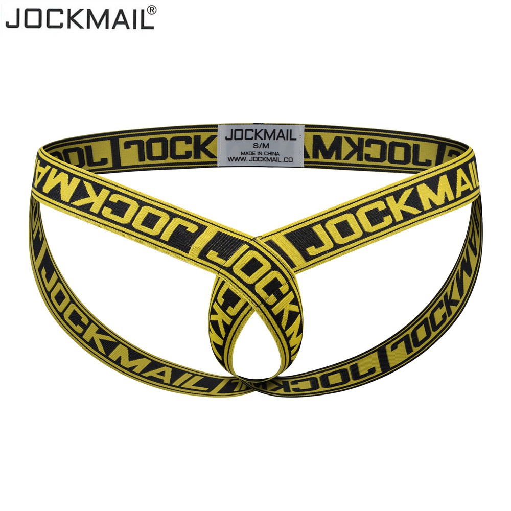 ▩❇❖Jockmail Cockstrap Pria Sexy Celana Dalam Celana Dalam Jockstrap Gay Slip Thongs Homme Srting Pak