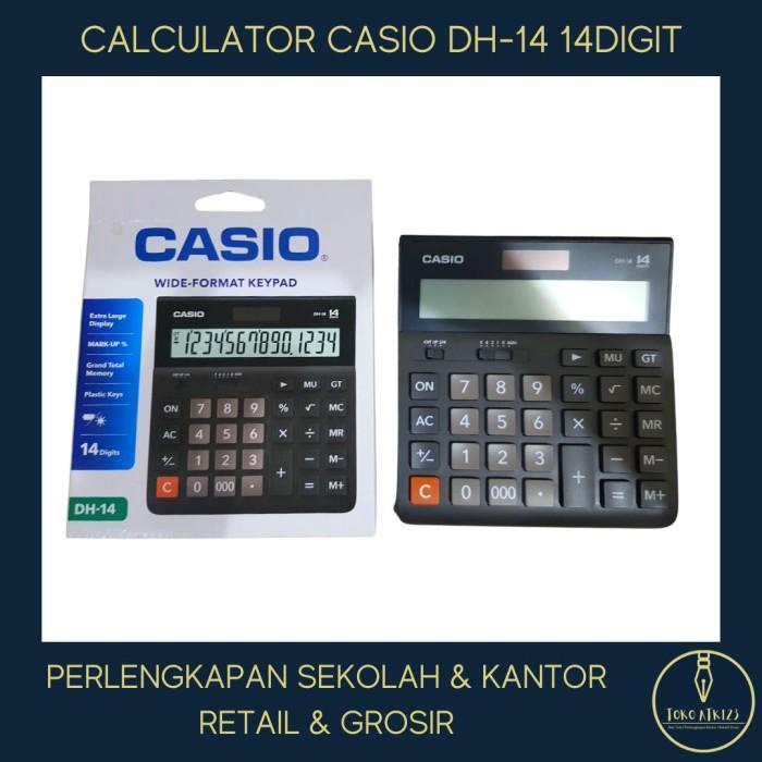 

Calculator / Kalkulator Merk Casio Dh-14 Extra Large Display 14 Digit