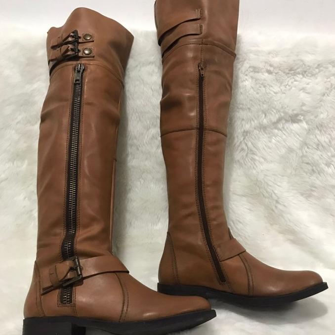 Boots winter wanita/high boots winter/sepatu musim dingin/steve madden