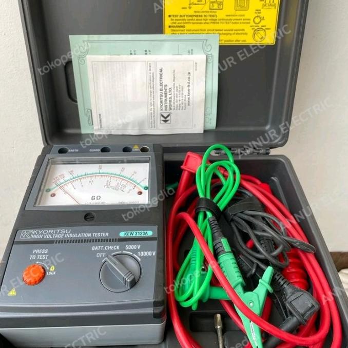 Megger Analog Kyoritsu Insulation Tester KEW 3123 A KEW 3123A