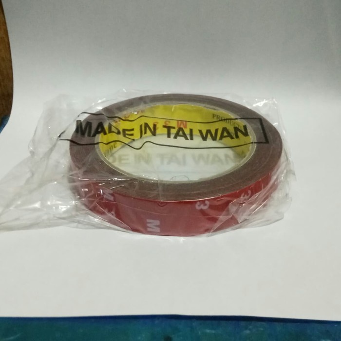 

doble tape lem 3m merah 1-inch luludoang8899