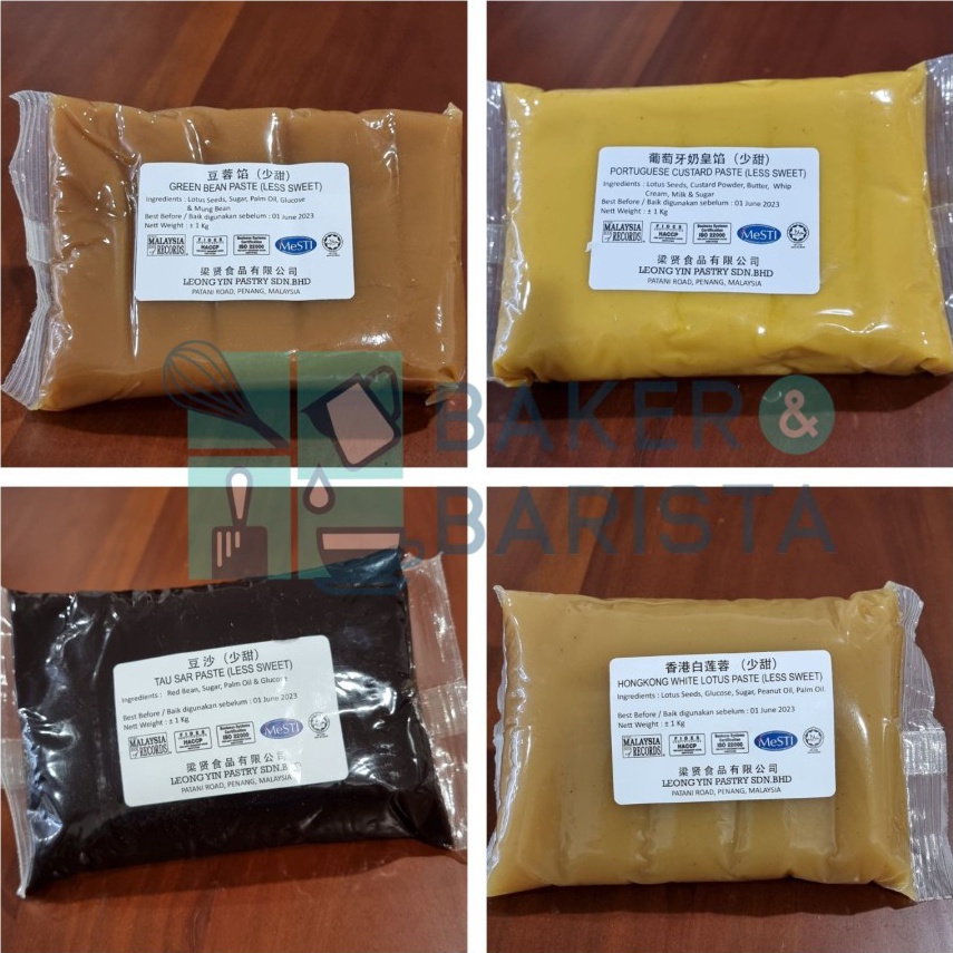 → READY Isian Mooncake Filling Leong Yin Leung Yin Malaysia 1kg Isian Kue Bulan Selai Moon Cake Enak